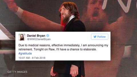 Daniel Bryan Announces His Retirement at WWE Monday Night Raw