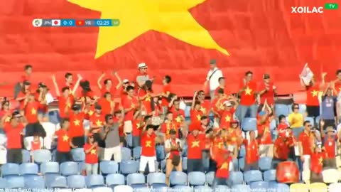 Olympic Việt Nam 1-0 Olympic Nhật Bản - Quang Hải ghi bàn