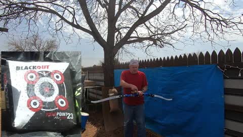 First Time Shooting the Galaxy Quest ILF Bow from Lancaster Archery