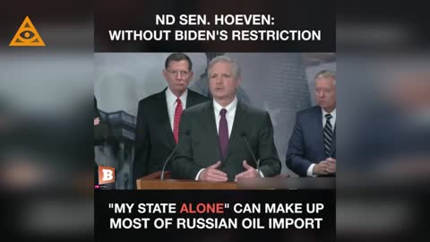 North Dakota U.S. senator John Hoeven: My state alone can make up most of Russian oil import.