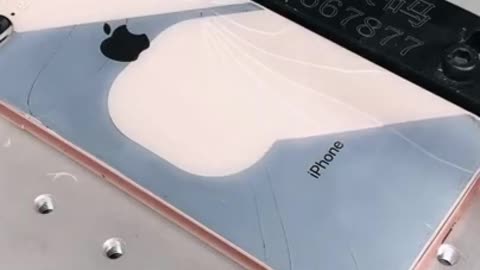 iPhone 8 plus back glass replacement by laser machine