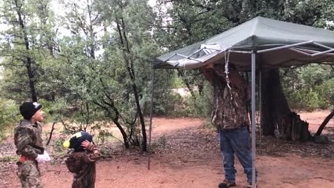 Camping Waterfall Parenting Edition in Slow Motion