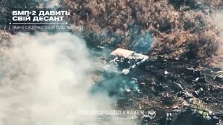 🚀🇺🇦 Ukraine Russia War | BMP Runs Over 4 Russian Soldiers | Oct 2023 | Eastern Ukraine | RCF