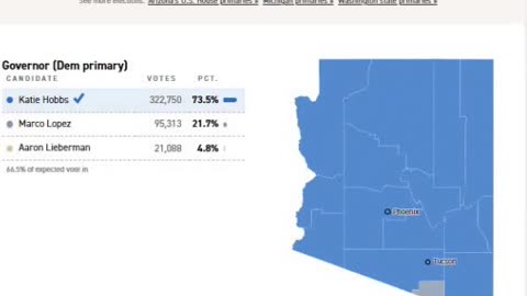 Katie Hobbs part 1 zoomed Arizona Aug 2nd 2022 gop gov primary vote reduction election fraud crime