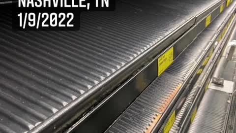 Supermarkets Shelfs in the U.S are Empty