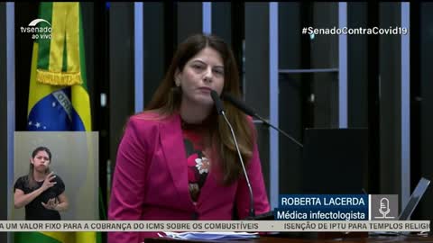 Dra. Roberta Lacerda - depoimento no senado