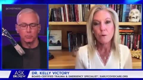 Dr Kelly Victory dropping truth bombs on Dr Drew’s show.