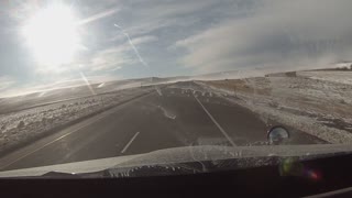 Wind Gust Rolls Truck over like Toy