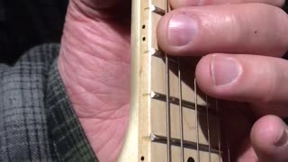 Major 3rd shape, up and down the strings