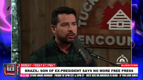 SON OF BRAZIL EX-PRESIDENT SAYS NO MORE FREE PRESS