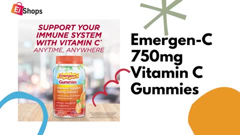 Emergen-C 750mg Vitamin C Gummies on Eishops