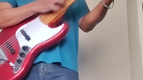 Funky bass playing with some funk on it