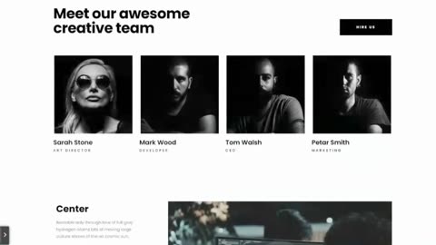 Best minimal creative agency business website design