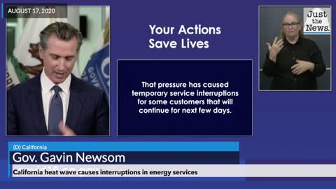 California Governor on Heat Wave Causing Service Interruptions