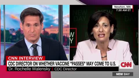 CDC Director: Endorses Vax Passports, Admits Vaxed & UnVaxed Infecting Vaxed