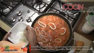 Receta Cocinarte: Paella