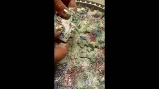 ASMR Dry Floral Foam Starch And Glitter