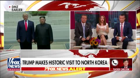 Tucker Carlson says Trump 'dominated' Kim as 'wheezing' North Korean dictator struggled