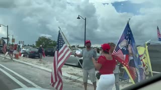 Trump Supporters Show MASSIVE Support At Mar-A-Lago