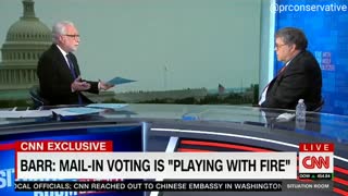 AG Barr shuts down CNN on mail in voting