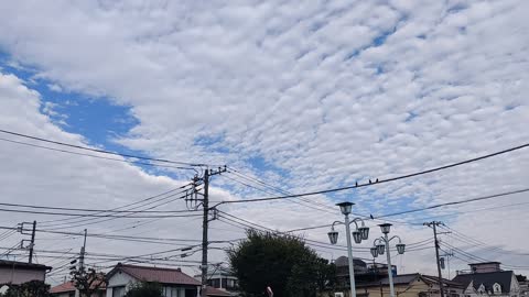 Tokyo Blue Skies & Puffy White Clouds in December 2020