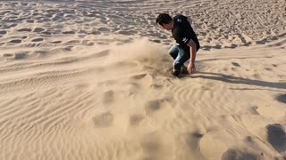 Dubai Safari sand