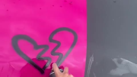 Car hood painting, individual appearance design