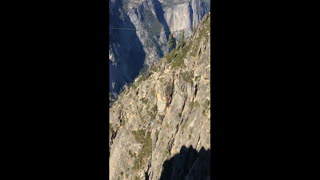 1000 Foot Rope Swing Jump in Yosemite