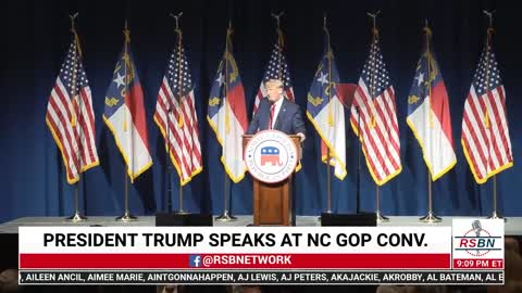 Full Speech: President Donald J. Trump at NC GOP Convention 6/5/21