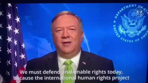 MIKE POMPEO ADDRESSES THE NATION