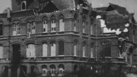 Panorama Of Orphans' Home, Galveston, Texas (1900 Original Black & White Film)