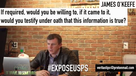 Project Veritas ~ New USPS Whistle-blower ~ 12th November 2020