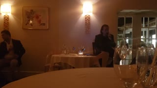 Singing and dancing at Bice Ristorante, Palm Beach