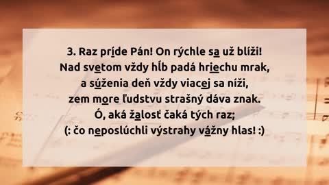 133. Raz príde Pán