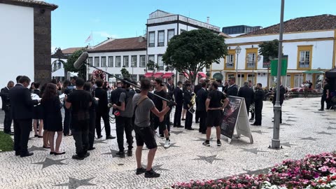 Rabo de Peixe Netflix series behind the scenes Ponta Delgada, Sao Miguel Azores Portugal -06.07.2024