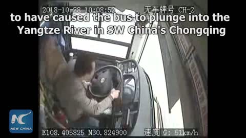 Fight between passenger & driver blamed for deadly China bus plunge