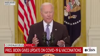 President Biden: Get Vaccinated or You Will "End Up Paying the Price"