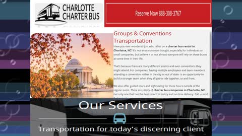 Charter Bus Charlotte NC