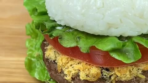 Teach you how to make delicious hamburgers with rice