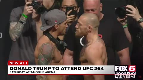 Trump to attend UFC 264 in Las Vegas