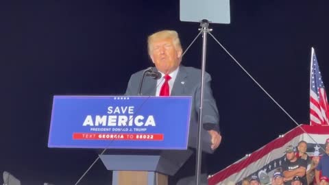 September 25th, 2021 - President Trump speech at Save America Rally Perry - GA (Segment)