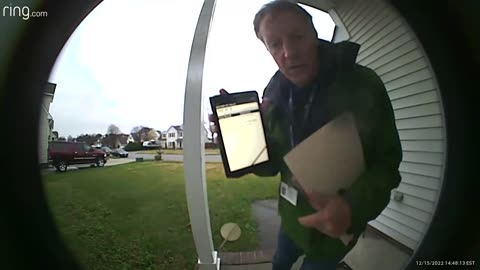 Ring doorbell chronicles: 😂 HILARIOUS Ring Doorbell Prank on a Salesman! 🚪🔔 Caught on Camera! 😱