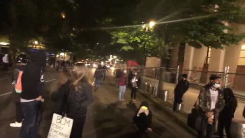 Raw Footage: Day 10 Of The George Floyd Riots - People “Protesting” The Police In Portland Oregon