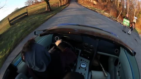 Bam Margera Crashing The Blue Lamborghini in West Chester