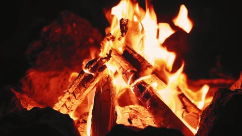 Relaxing Fireplace And Snowing Sounds for deep sleep, fall asleep, stress relief.