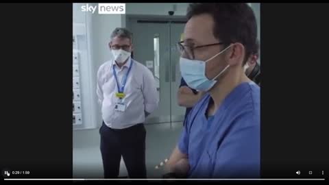 Hospital staff confronts UK Health Secretary, Sajid Javid, over vaccine mandates