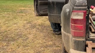 Bill Shows Off His Farm Truck