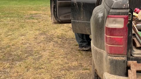 Bill Shows Off His Farm Truck