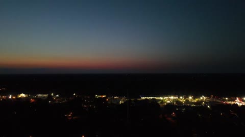Sunset over the grand strand north myrtle beach with a mavic air 2