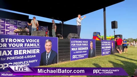 Laura-Lynn & Max at Freedom Fest 2023, Winkler, MB By Election